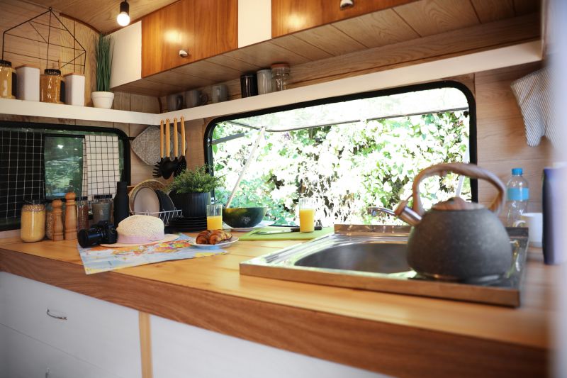Home with Slider Windows in the Kitchen